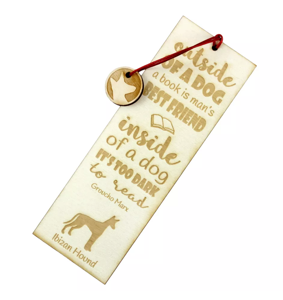 Podenco d'Ibiza, chien de garenne des Baléares - marque-page pour livre avec chien, marque-page personnalisé, cadeau pour les amateurs de livres de la marque Art-Dog
