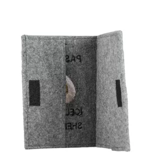 Icelandic Sheepdog, Icelandic Spitz, Iceland Dog - Dog passport case, document case, gift for the traveller from the Art-Dog brand