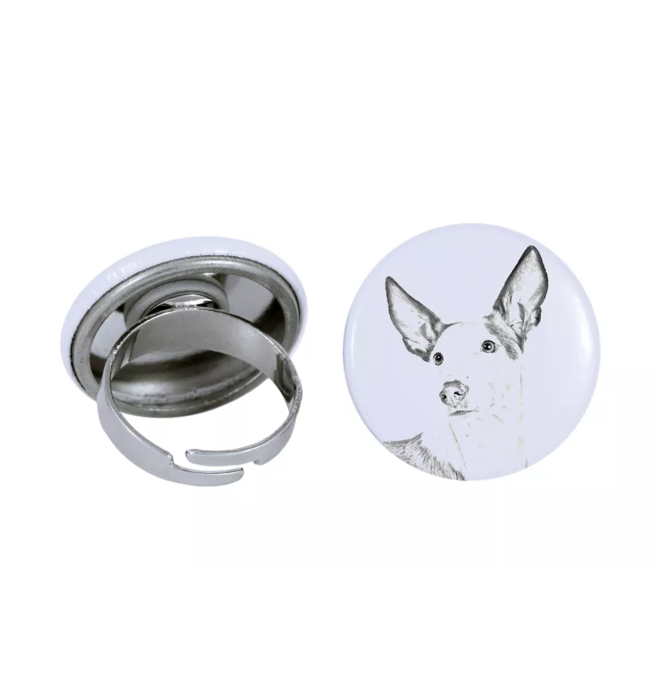 Ibizan Hound, Ibizan Podenco, Ibizan Warren Hound - women's jewelry with a dog portrait, handmade product, possibility to add your own photo, Art-Dog brand