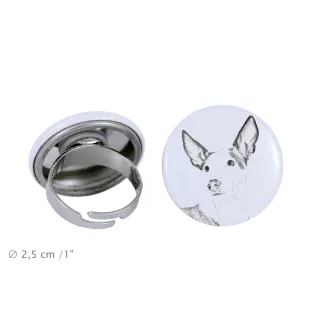 Podenco d'Ibiza, chien de garenne des Baléares - bijoux pour femmes avec l'image d'un chien, produit fait à la main, possibilité d'ajouter sa propre photo, marque Art-Dog