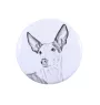 Podenco Ibicenco, Ibiza-Podenco,Ca Eivissec - Damen Schmuck mit dem Bild eines Hundes, handgefertigtes Produkt, Möglichkeit, Ihr eigenes Foto hinzuzufügen, Marke Art-Dog