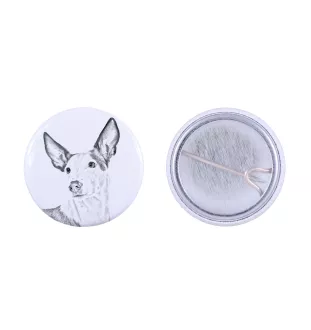 Podenco d'Ibiza, chien de garenne des Baléares - badge avec votre chien, ajoutez votre propre photo, marque Art-Dog