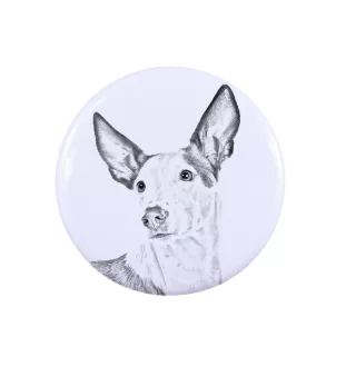 Podenco d'Ibiza, chien de garenne des Baléares - badge avec votre chien, ajoutez votre propre photo, marque Art-Dog