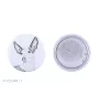 Ibizan Hound, Ibizan Podenco, Ibizan Warren Hound - pin with your dog, add your own photo, Art-Dog brand