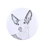 Podenco d'Ibiza, chien de garenne des Baléares - badge avec votre chien, ajoutez votre propre photo, marque Art-Dog