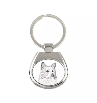 Icelandic Sheepdog, Icelandic Spitz, Iceland Dog - keychain with a dog, keychain with a print, personalized pendant from the Art-Dog brand