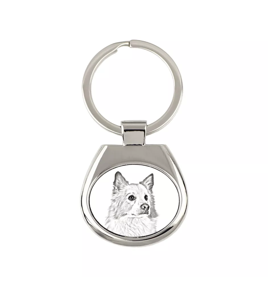 Icelandic Sheepdog, Icelandic Spitz, Iceland Dog - keychain with a dog, keychain with a print, personalized pendant from the Art-Dog brand