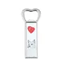 Icelandic Sheepdog, Icelandic Spitz, Iceland Dog - bottle opener with a dog, personalized fridge opener, unique gift for a man by Art-Dog brand