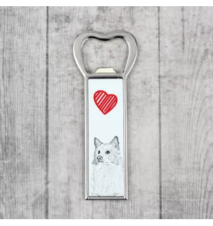 Chien de berger islandais, Berger d'Islande - ouvre-bouteille avec chien, ouvre-bouteille personnalisé pour réfrigérateur, cadeau unique pour homme de la marque Art-Dog