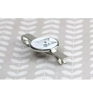 Islandhund, Isländischer Spitz, Isländischer Schäferhund - Krawattenklammer mit Hund, personalisierter Krawattenclip, einzigartiges Geschenk für Männer von der Marke Art-Dog