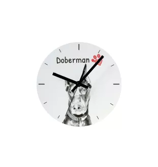 Chien de berger islandais, Berger d'Islande - horloge murale avec chien, horloge de table avec impression, décoration personnalisée de la maison de la marque Art-Dog