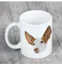 Podenco d'Ibiza, chien de garenne des Baléares - tasse avec une photo et un motif de chien géométrique Art-Dog