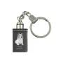 Icelandic Sheepdog, Icelandic Spitz, Iceland Dog - Crystal key ring with dog photo, illuminated key ring, unique gift by Art-Dog brand