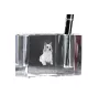 Islandzki szpic pasterski penholder kryształowy z psem Art-Dog