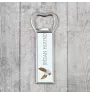 Ibizan Hound, Ibizan Podenco, Ibizan Warren Hound - bottle opener with a picture and inscription for beer by Art-Dog