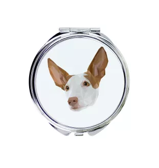 Podenco z Ibizy lusterko geometryczne Art-Dog