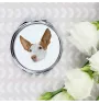 Ibizan Hound, Ibizan Podenco, Ibizan Warren Hound - mirror with a geometric design and the brand name Art-Dog