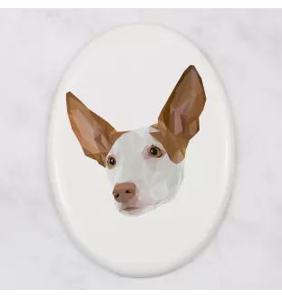 Podenco z Ibizy płytka geometryczna Art-Dog