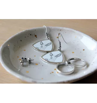 Podenco z Ibizy kolczyki ze zdjęciem psa Art-Dog