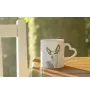 Ibizan Hound, Ibizan Podenco, Ibizan Warren Hound - cup with a dog, adorable cup with a heart-shaped handle, universal gift from the Art-Dog brand