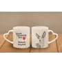 Podenco Ibicenco, Ibiza-Podenco,Ca Eivissec - Tasse mit Hund, entzückende Tasse mit herzförmigem Henkel, universelles Geschenk der Marke Art-Dog