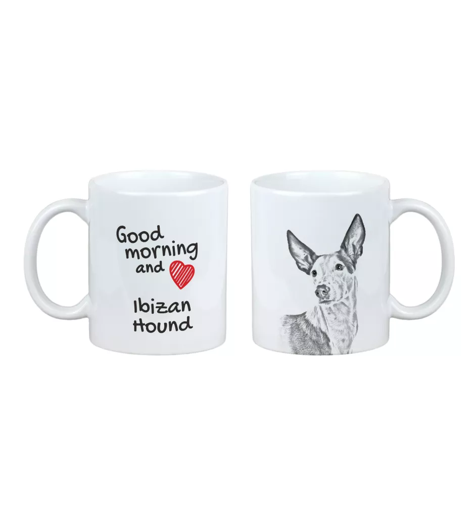 Podenco Ibicenco, Ibiza-Podenco,Ca Eivissec - Tasse mit Hund, Tasse mit Bild, personalisiertes Geschenk der Marke Art-Dog