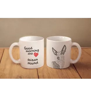 Podenco Ibicenco, Ibiza-Podenco,Ca Eivissec - Tasse mit Hund, Tasse mit Bild, personalisiertes Geschenk der Marke Art-Dog