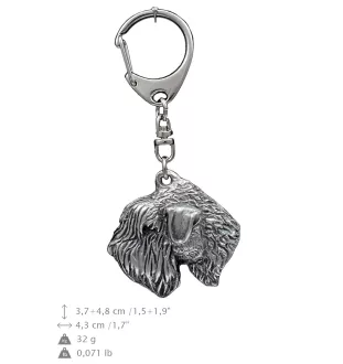 Irish soft coated wheaten terrier brelok posrebrzany Art-Dog