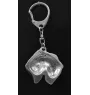 Terrier de Wheatan à poil doux  - Porte-clés argenté avec chien, décoration de sac à main, pendentif de sac à dos par la marque Art-Dog