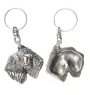 Soft-coated Wheatan Terrier  - Silver-plated dog pendant, handbag decoration, backpack pendant by Art-Dog brand