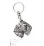 Soft-coated Wheatan Terrier  - Silver-plated dog pendant, handbag decoration, backpack pendant by Art-Dog brand