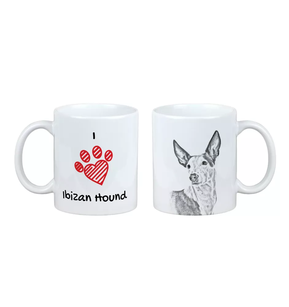 Podenco Ibicenco, Ibiza-Podenco,Ca Eivissec - Tasse mit Hund, entzückende Tasse mit Grafik, Geschenk mit Ihrem Foto von der Marke Art-Dog