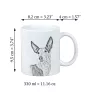 Podenco d'Ibiza, chien de garenne des Baléares - tasse avec chien, une tasse adorable avec une illustration, un cadeau avec votre photo de la marque Art-Dog