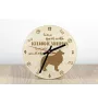 Icelandic Sheepdog, Icelandic Spitz, Iceland Dog - clock with a dog, wooden clock, wall clock for dog lovers, clock for desk and shelf, Art-Dog