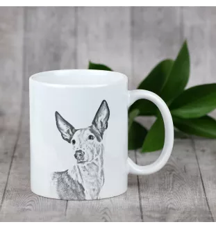 Podenco d'Ibiza, chien de garenne des Baléares - tasse avec chien, une tasse joyeuse pour les amoureux des chiens, un cadeau personnalisé de la marque Art-Dog