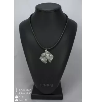 Soft-coated Wheatan Terrier  - Necklace with dog, silver-plated pendant for dog fan, unique jewelry by Art-Dog brand