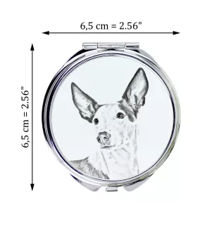 Podenco z Ibizy lusterko ze zdjęciem psa Art-Dog