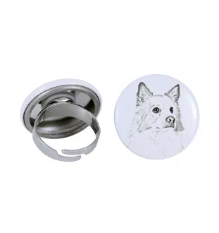 Islandhund, Isländischer Spitz, Isländischer Schäferhund - Damen Schmuck mit dem Bild eines Hundes, handgefertigtes Produkt, Möglichkeit, Ihr eigenes Foto hinzuzufügen, Marke Art-Dog