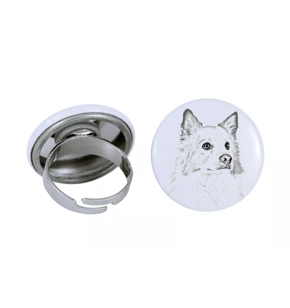 Icelandic Sheepdog, Icelandic Spitz, Iceland Dog - women's jewelry with a dog portrait, handmade product, possibility to add your own photo, Art-Dog brand