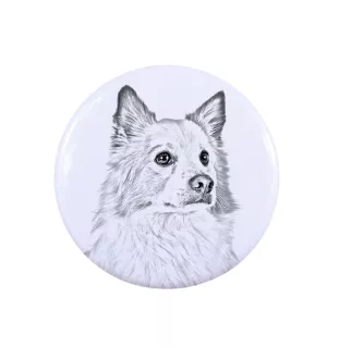 Islandhund, Isländischer Spitz, Isländischer Schäferhund - Damen Schmuck mit dem Bild eines Hundes, handgefertigtes Produkt, Möglichkeit, Ihr eigenes Foto hinzuzufügen, Marke Art-Dog
