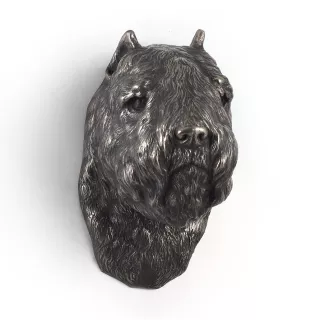 Soft-coated Wheatan Terrier  - Dog statue, hanging bust, unique decoration for dog lover by Art-Dog brand