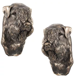 Soft-coated Wheatan Terrier  I - Dog statue, hanging bust, unique decoration for dog lover by Art-Dog brand
