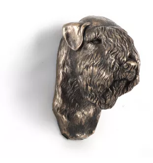 Soft-coated Wheatan Terrier  I - Dog statue, hanging bust, unique decoration for dog lover by Art-Dog brand