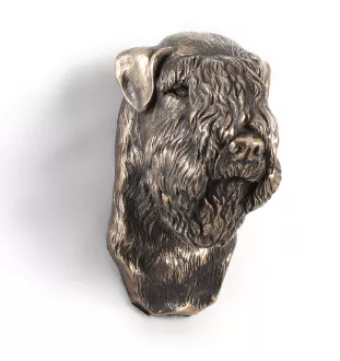 Soft-coated Wheatan Terrier  I - Hundestatue, hängende Büste, einzigartige Dekoration für Hundeliebhaber der Marke Art-Dog