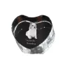 Icelandic Sheepdog, Icelandic Spitz, Iceland Dog - a photo of a dog in crystal, crystal heart, unique photo frame from the Art-Dog brand