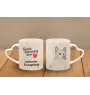 Icelandic Sheepdog, Icelandic Spitz, Iceland Dog - cup with a dog, adorable cup with a heart-shaped handle, universal gift from the Art-Dog brand