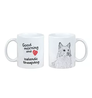 Islandhund, Isländischer Spitz, Isländischer Schäferhund - Tasse mit Hund, Tasse mit Bild, personalisiertes Geschenk der Marke Art-Dog