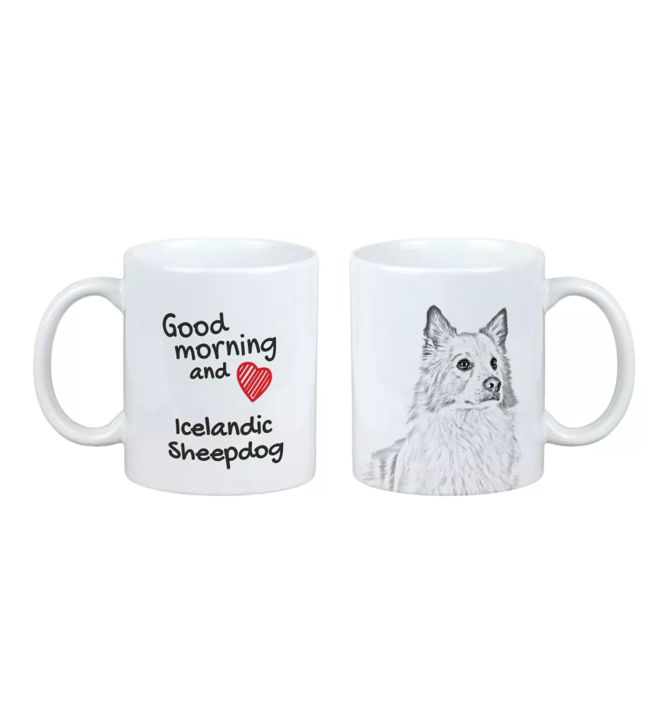 Islandhund, Isländischer Spitz, Isländischer Schäferhund - Tasse mit Hund, Tasse mit Bild, personalisiertes Geschenk der Marke Art-Dog