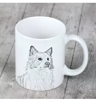 Islandzki szpic pasterski kubek z psem Makes me happy Art-Dog