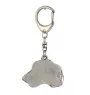 Lévrier irlandais, Irish wolfhound - Porte-clés argenté avec chien, décoration de sac à main, pendentif de sac à dos par la marque Art-Dog